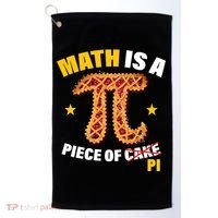 Math is a piece of pi Humor Golf Towel thumb 0