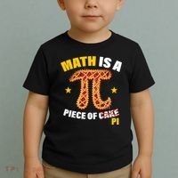 Math is a piece of pi Humor Toddler T-Shirt thumb 2