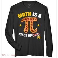 Math is a piece of pi Humor Zone Performance Long-Sleeve T-Shirt thumb 0