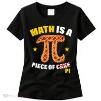 Math is a piece of pi Humor Women's T-Shirt thumb 0