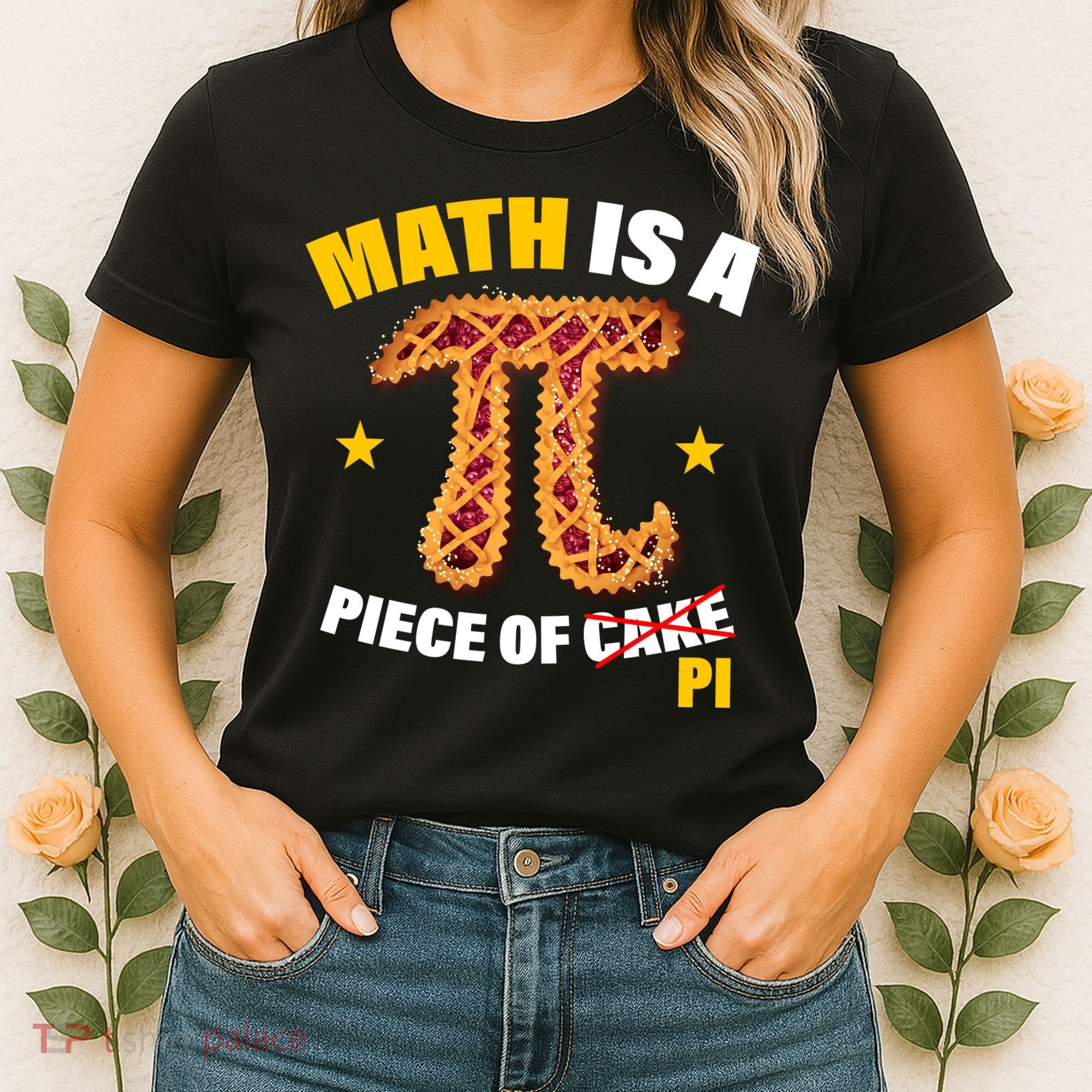 Math is a piece of pi Humor Women's T-Shirt