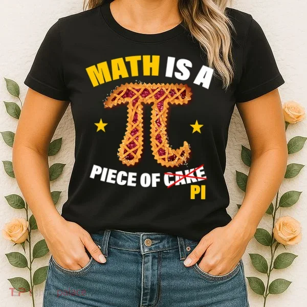 Math is a piece of pi Humor Women's T-Shirt