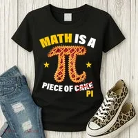 Math is a piece of pi Humor Women's T-Shirt thumb 3