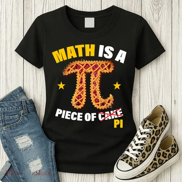 Math is a piece of pi Humor Women's T-Shirt