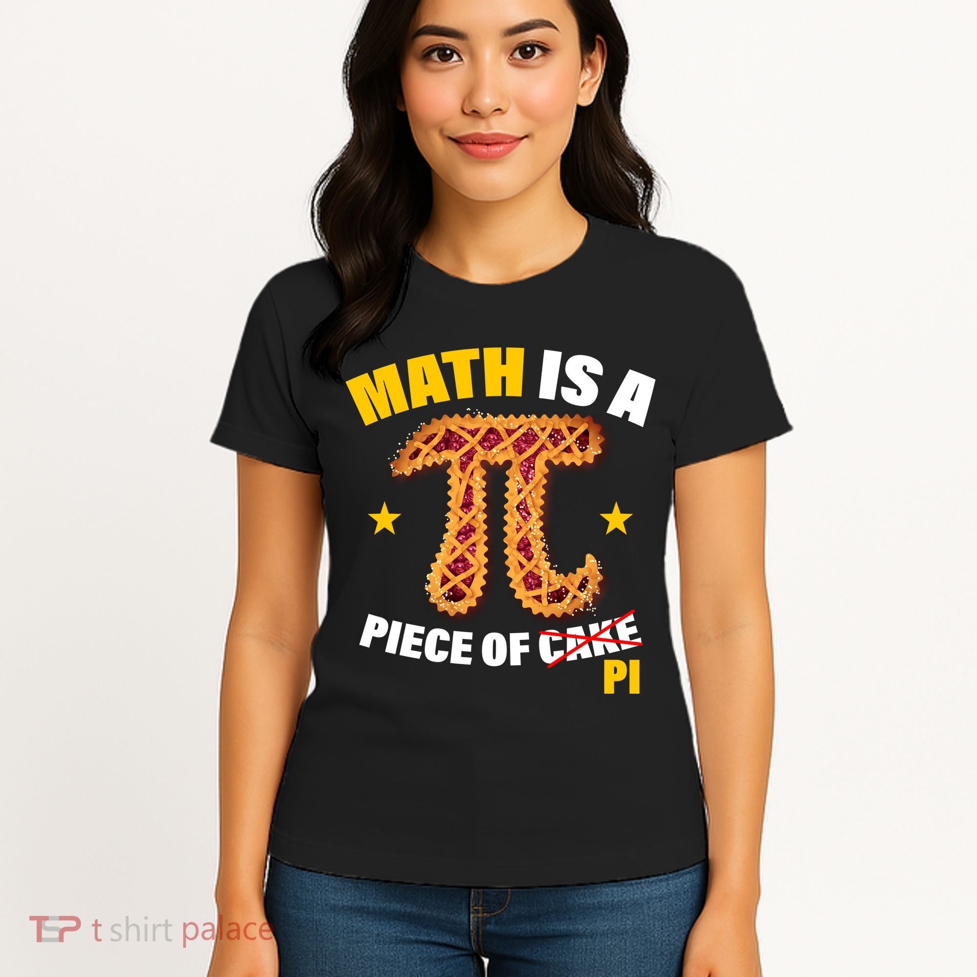 Math is a piece of pi Humor Women's T-Shirt