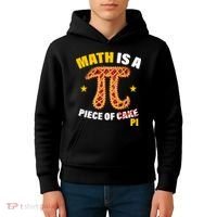 Math is a piece of pi Humor Kids Hoodie thumb 4