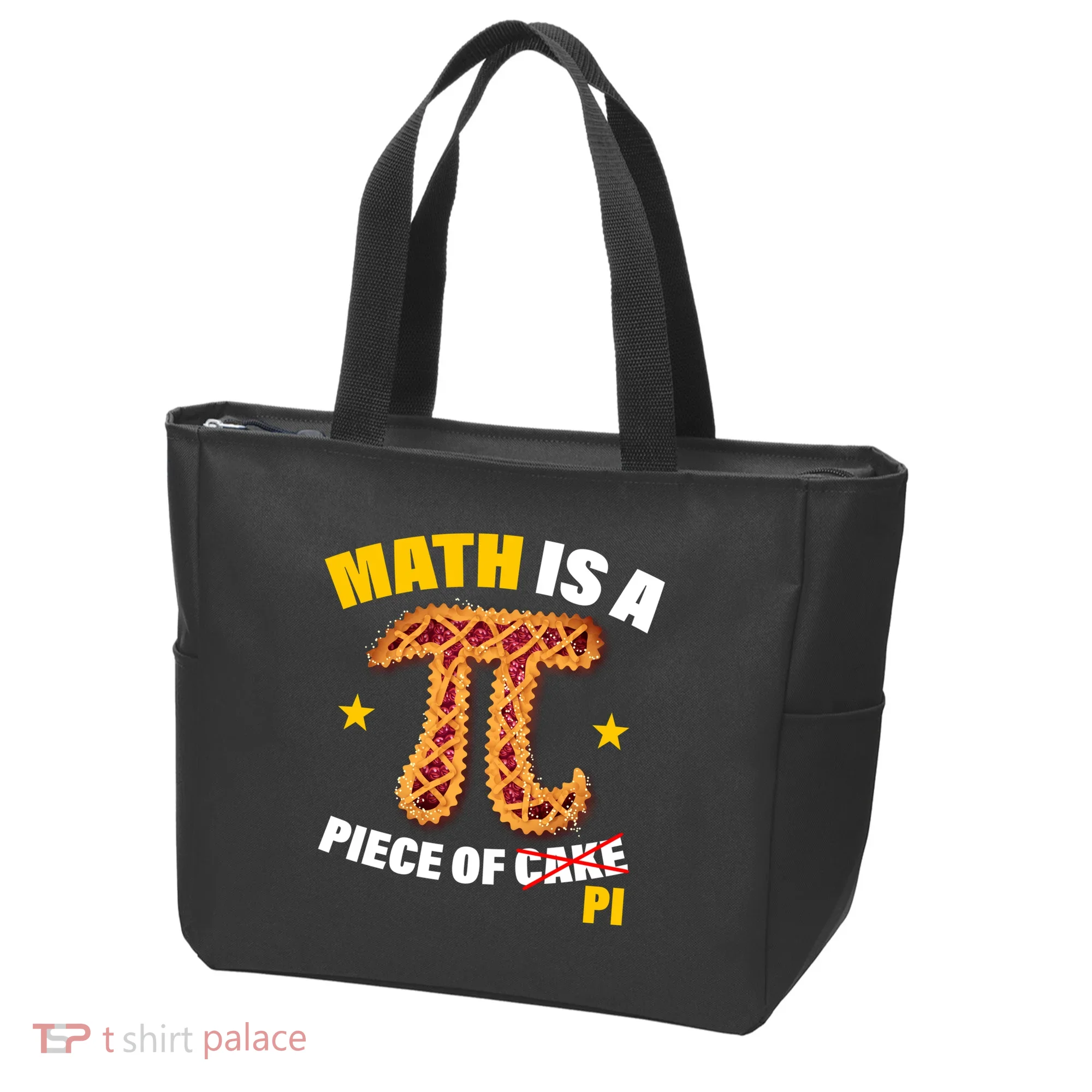 Math is a piece of pi Humor Tote Bag