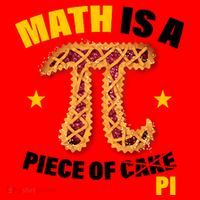 Math is a piece of pi Humor Santa Hat thumb 1