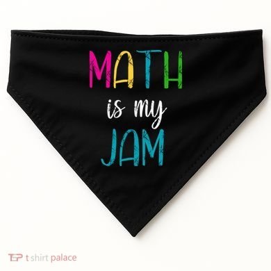 Math Is My Jam USA-Made Doggie Bandana