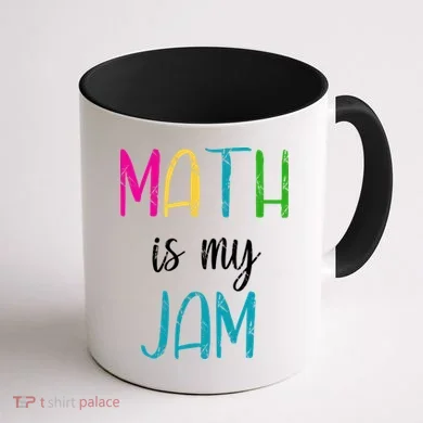 Math Is My Jam Coffee Mug back