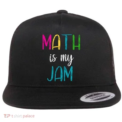 Math Is My Jam Flat Bill Trucker Hat