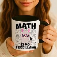 Math Is No Prob-llama Coffee Mug thumb 3