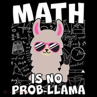 Math Is No Prob-llama Ornament thumb 1