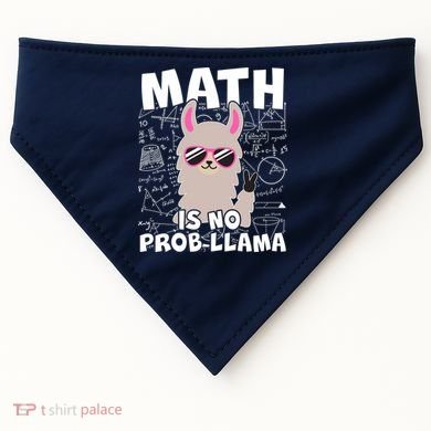 Math Is No Prob-llama USA-Made Doggie Bandana