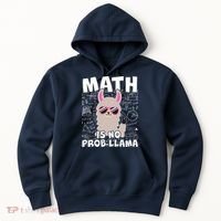 Math Is No Prob-llama Hoodie thumb 0