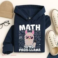 Math Is No Prob-llama Hoodie thumb 4