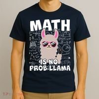 Math Is No Prob-llama T-Shirt thumb 3