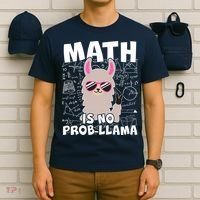 Math Is No Prob-llama T-Shirt thumb 6