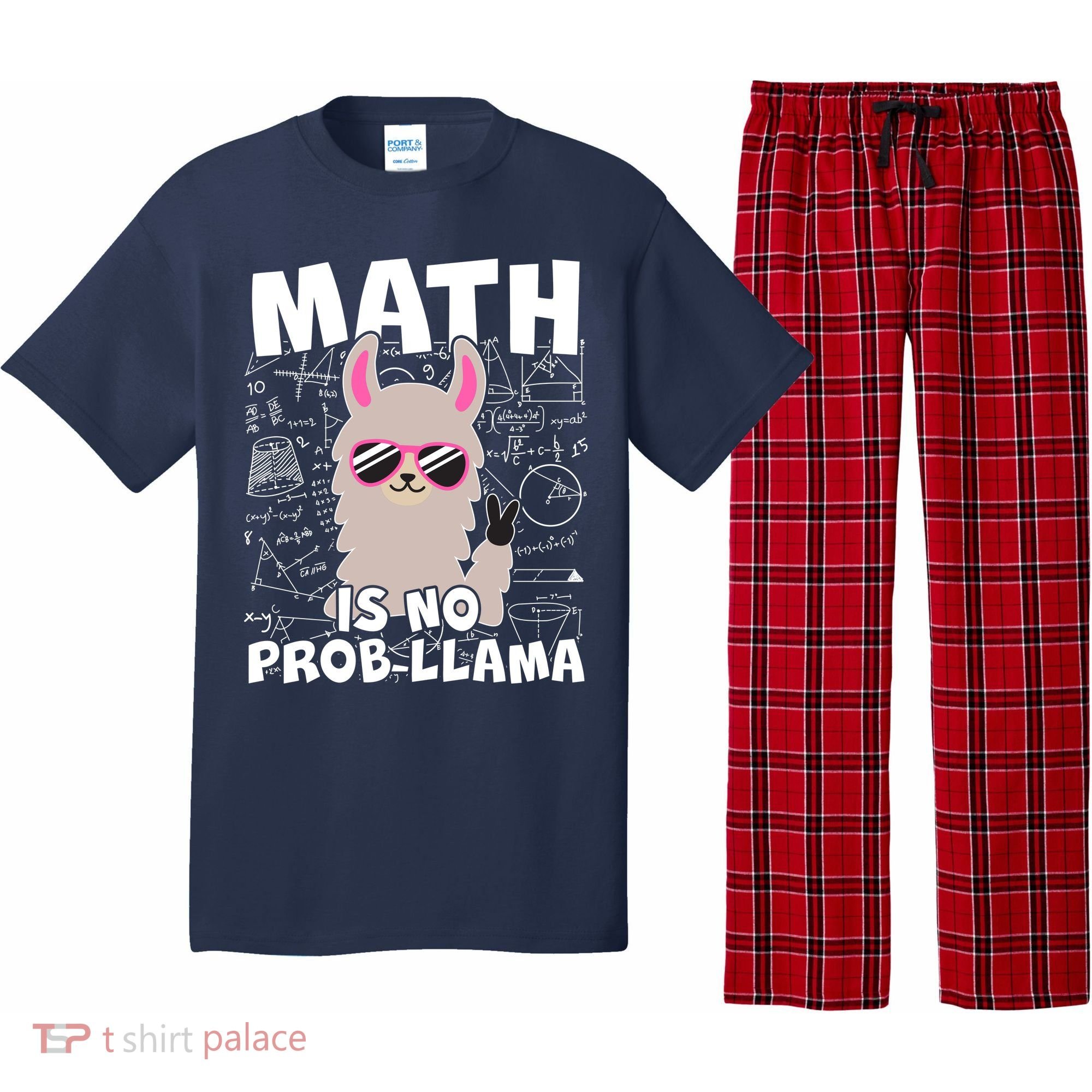 Math Is No Prob-llama Pajama Set