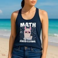 Math Is No Prob-llama Women's Tank Top thumb 2