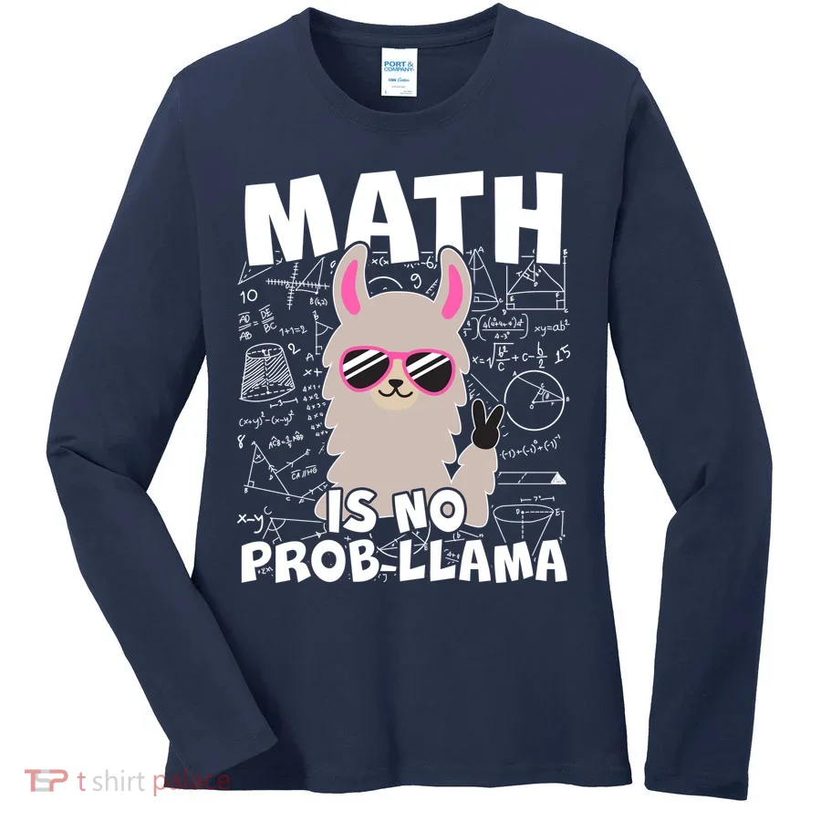 Math Is No Prob-llama Women's Long Sleeve Shirt