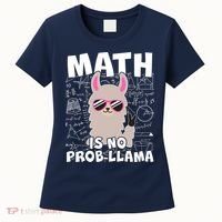 Math Is No Prob-llama Women's T-Shirt thumb 0