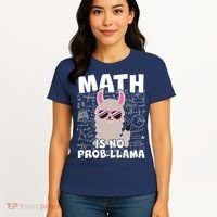 Math Is No Prob-llama Women's T-Shirt thumb 4