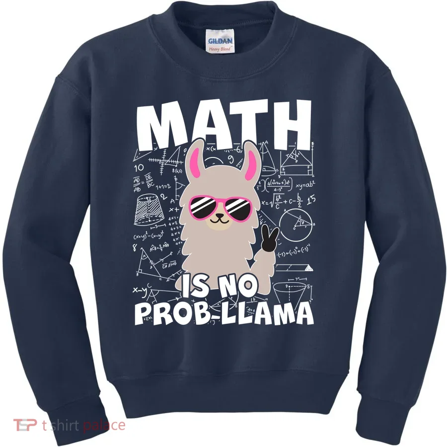 Math Is No Prob-llama Kids Sweatshirt