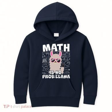 Math Is No Prob-llama Kids Hoodie