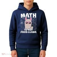 Math Is No Prob-llama Kids Hoodie thumb 4