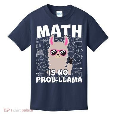 Math Is No Prob-llama Kids T-Shirt