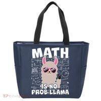 Math Is No Prob-llama Tote Bag thumb 0