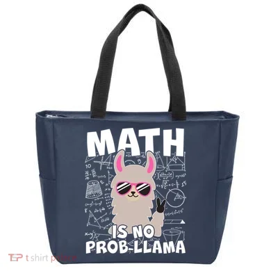 Math Is No Prob-llama Tote Bag