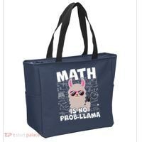 Math Is No Prob-llama Tote Bag thumb 2