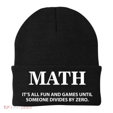 Math It's All Fun And Games Beanie