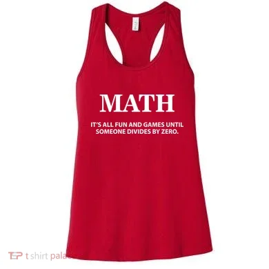 Math It's All Fun And Games Women's Tank Top