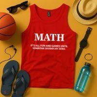 Math It's All Fun And Games Tank Top thumb 4