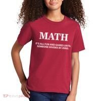 Math It's All Fun And Games Kids T-Shirt thumb 2