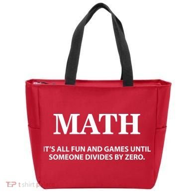 Math It's All Fun And Games Tote Bag