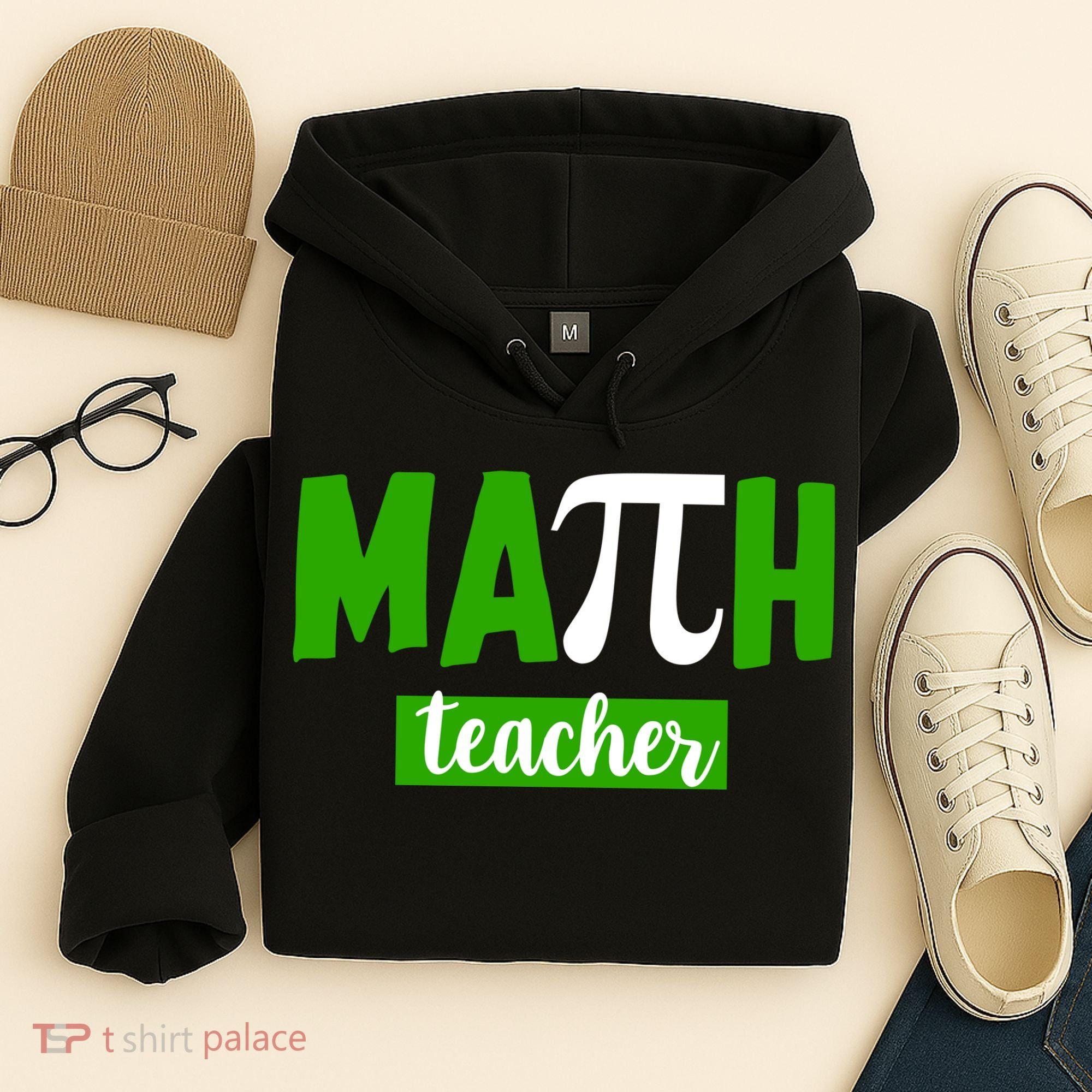 Math Teacher Pi Logo Hoodie