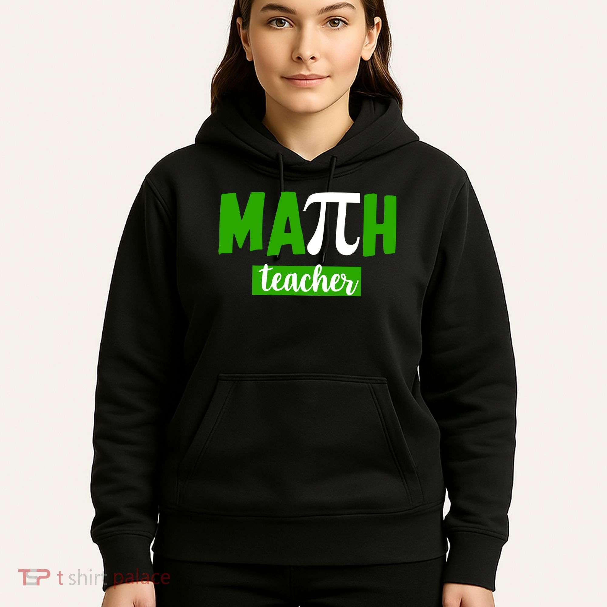 Math Teacher Pi Logo Hoodie