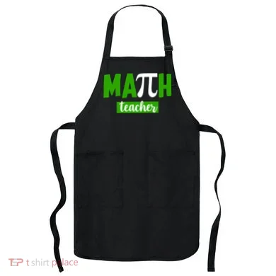 Math Teacher Pi Logo Apron