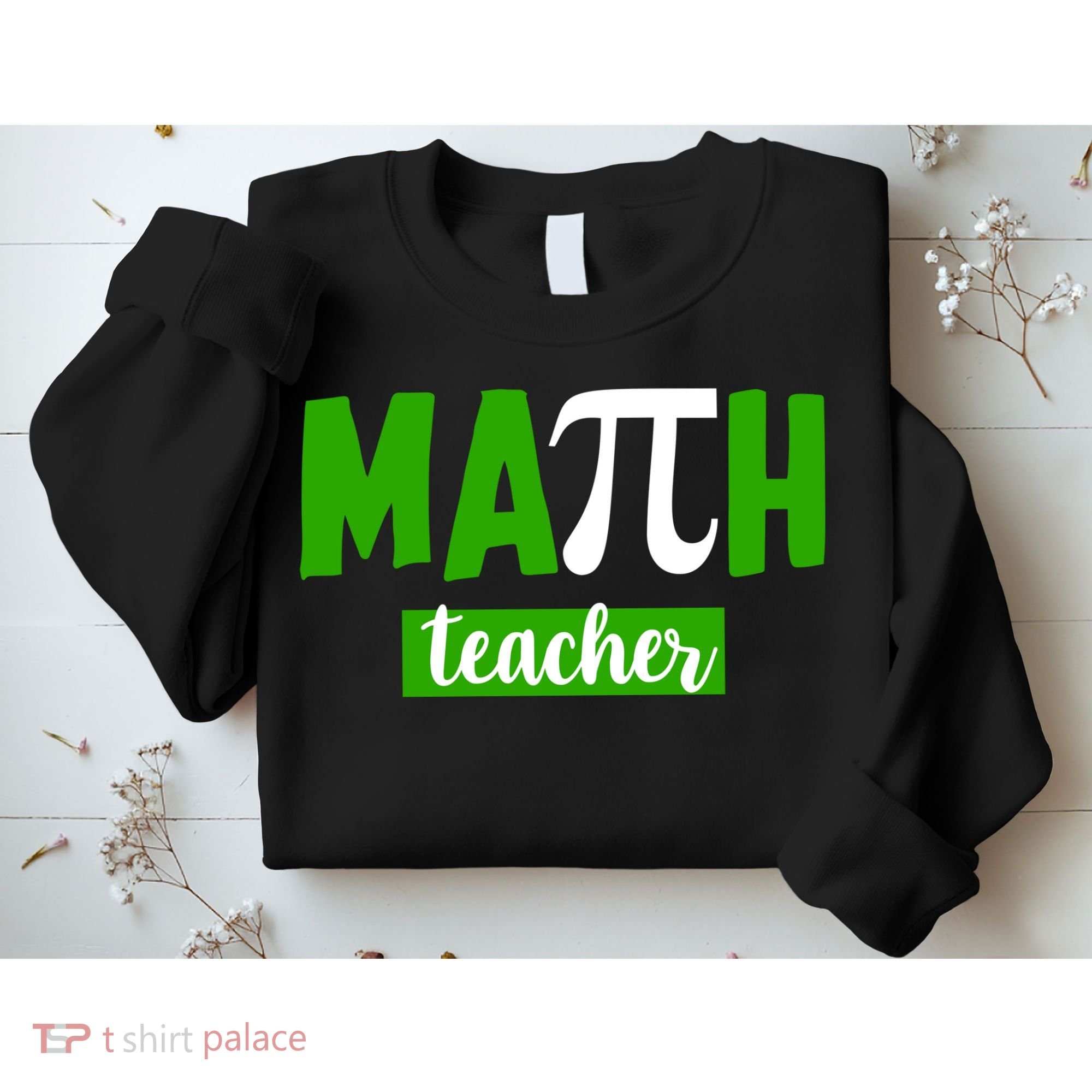 Math Teacher Pi Logo Sweatshirt