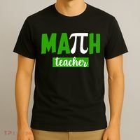 Math Teacher Pi Logo T-Shirt thumb 3