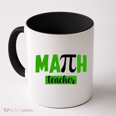 Math Teacher Pi Logo Coffee Mug