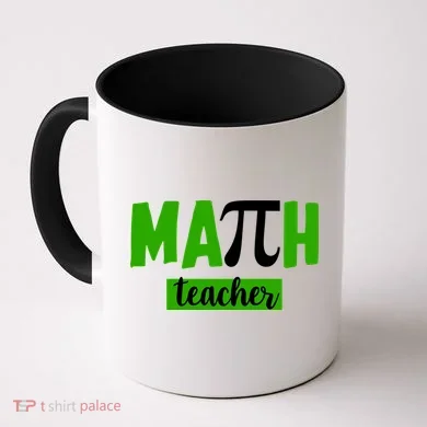 Math Teacher Pi Logo Coffee Mug