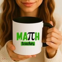 Math Teacher Pi Logo Coffee Mug thumb 3