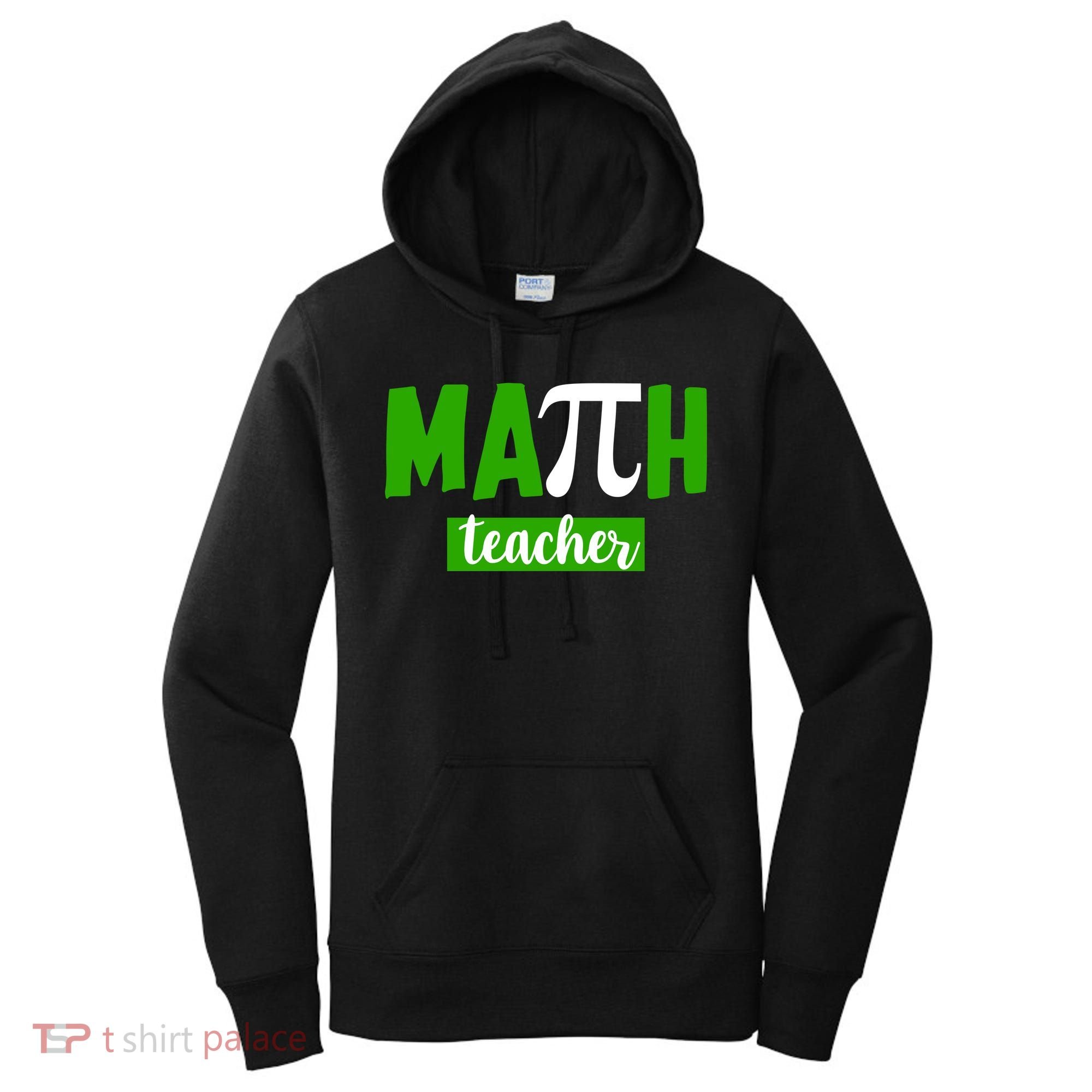 Math Teacher Pi Logo Women's Hoodie