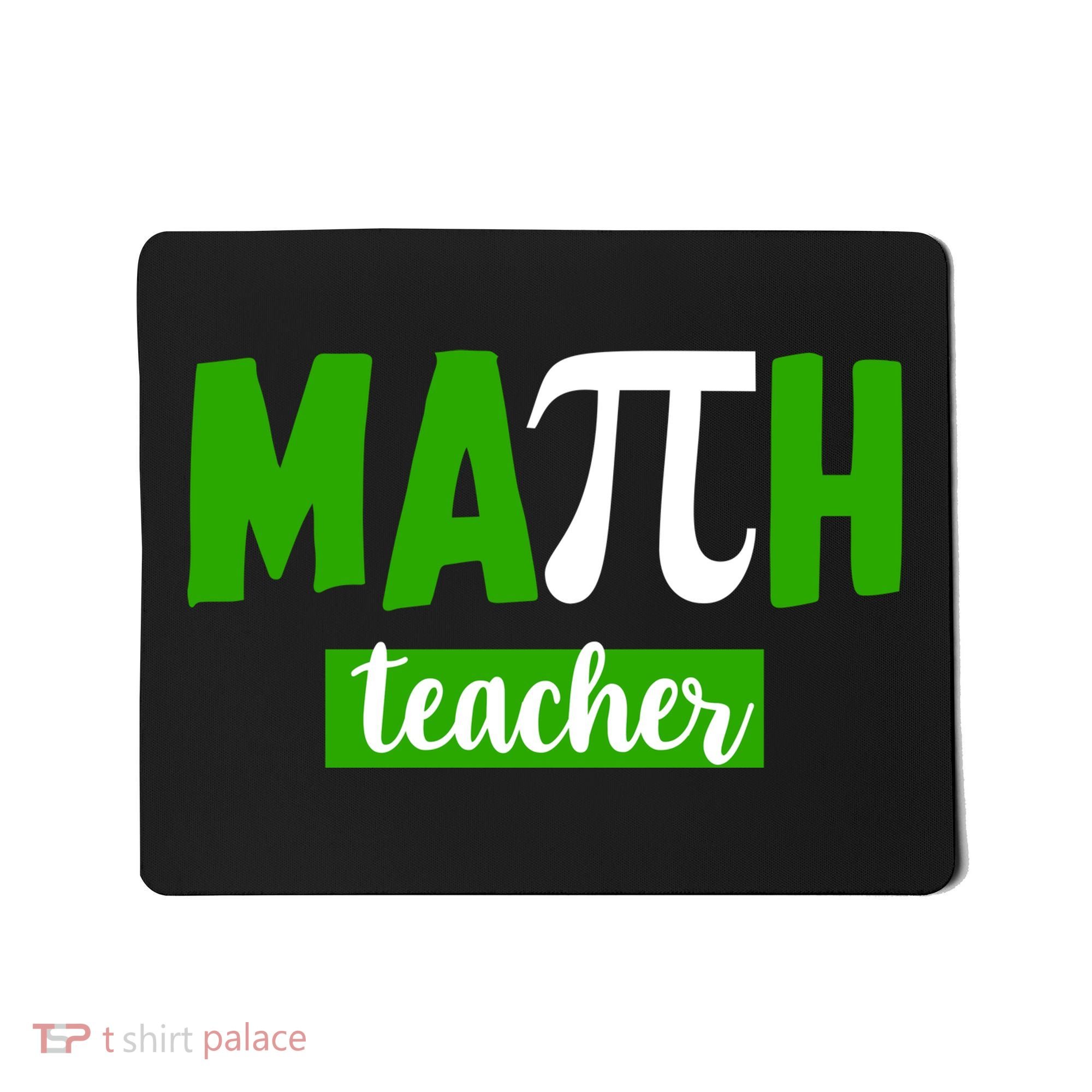Math Teacher Pi Logo Mousepad