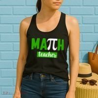 Math Teacher Pi Logo Women's Tank Top thumb 2